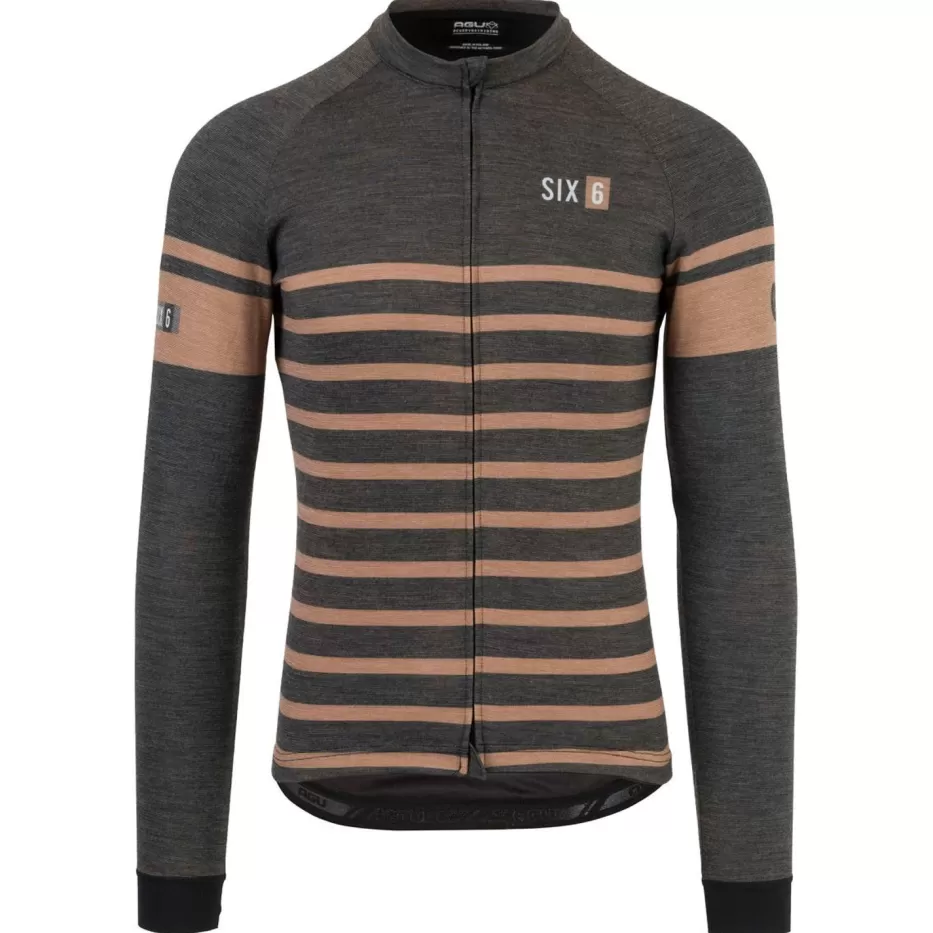 AGU Shirts | Merino Fietsshirt Lange Mouwen Six6 Heren