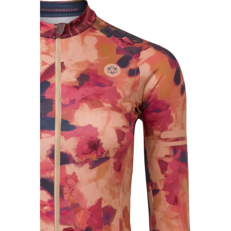 AGU Shirts | Oil Flower Fietsshirt Lange Mouwen Trend Dames