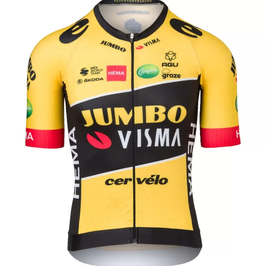 AGU Shirts | Premium Aero Fietsshirt Team Jumbo-Visma Heren