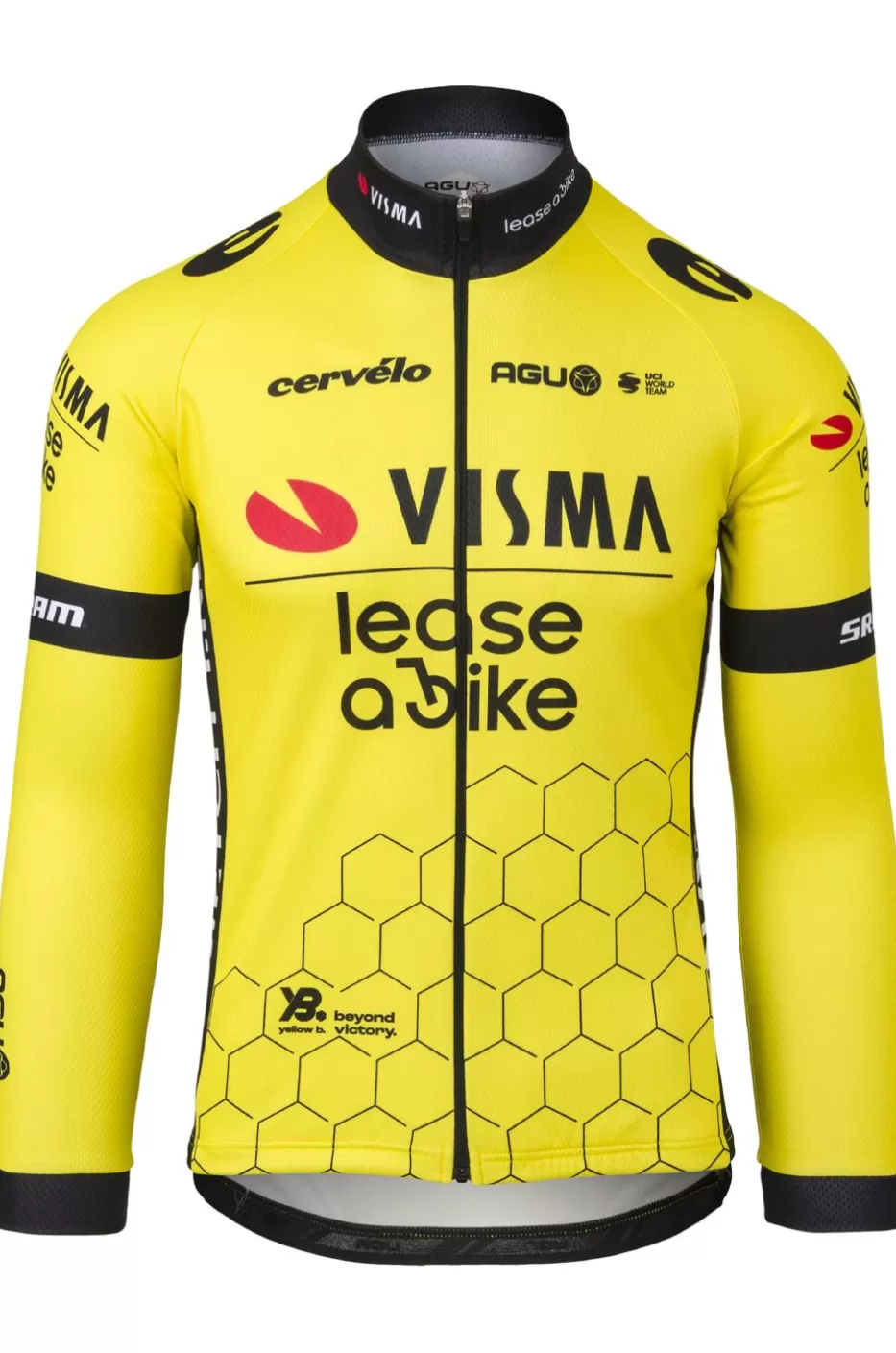 AGU Shirts | Replica Fietsshirt Lange Mouwen Team Visma | Lease A Bike