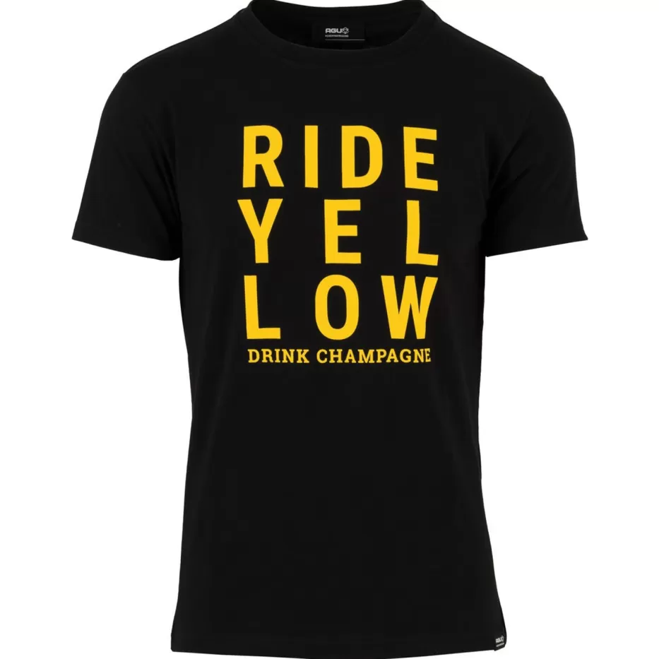 AGU Shirts | Ride Yellow T-Shirt Team Jumbo-Visma