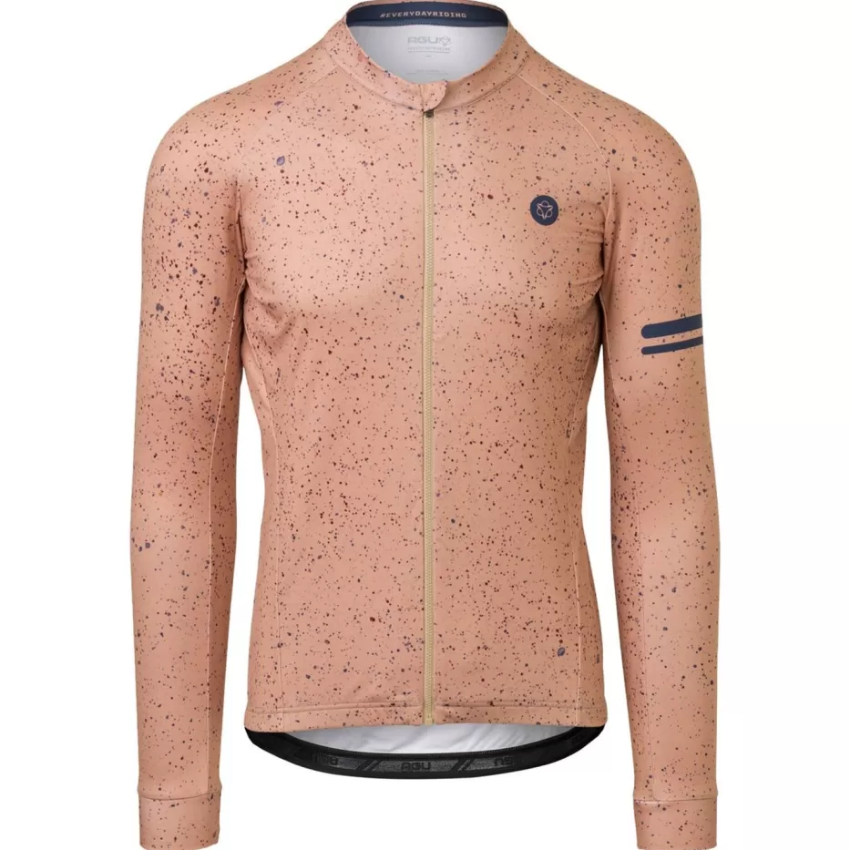 AGU Shirts | Splatter Fietsshirt Lange Mouwen Trend Heren