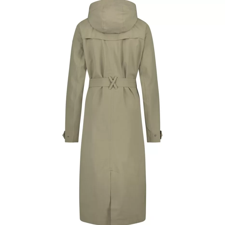 AGU Jassen | Trench Coat Long Regenjas Urban Outdoor Dames