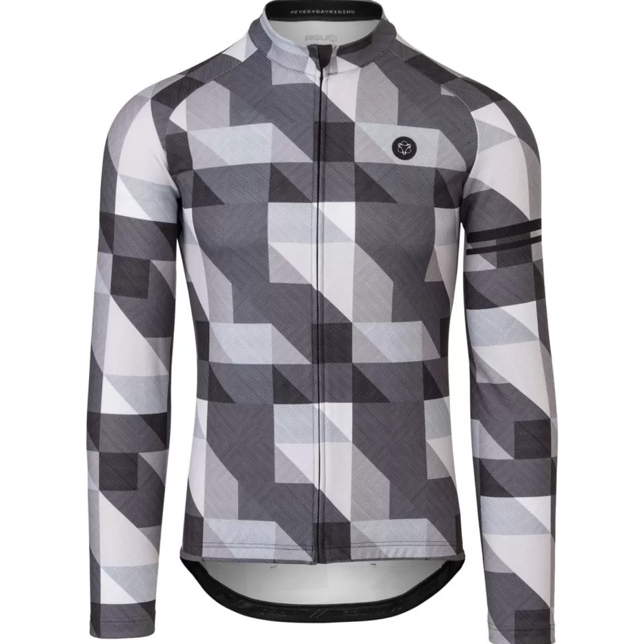 AGU Shirts | Triangle Stripe Fietsshirt Lange Mouwen Essential Heren