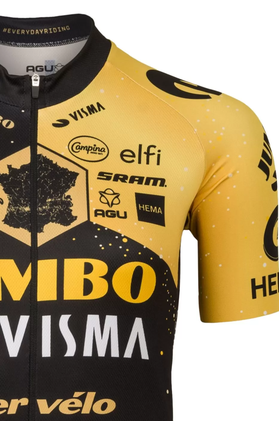 AGU Shirts | Velodrome Tour De France 2023 Fietsshirt Team Jumbo-Visma Dames