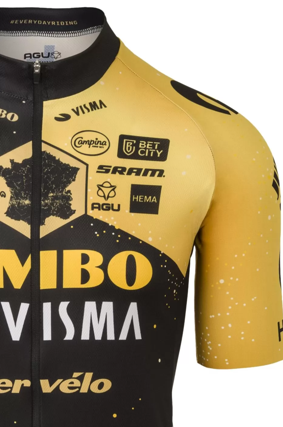 AGU Shirts | Velodrome Tour De France 2023 Fietsshirt Team Jumbo-Visma Heren