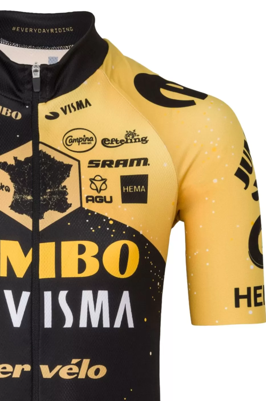 AGU Shirt | Velodrome Tour De France 2023 Fietsshirt Team Jumbo-Visma Kids